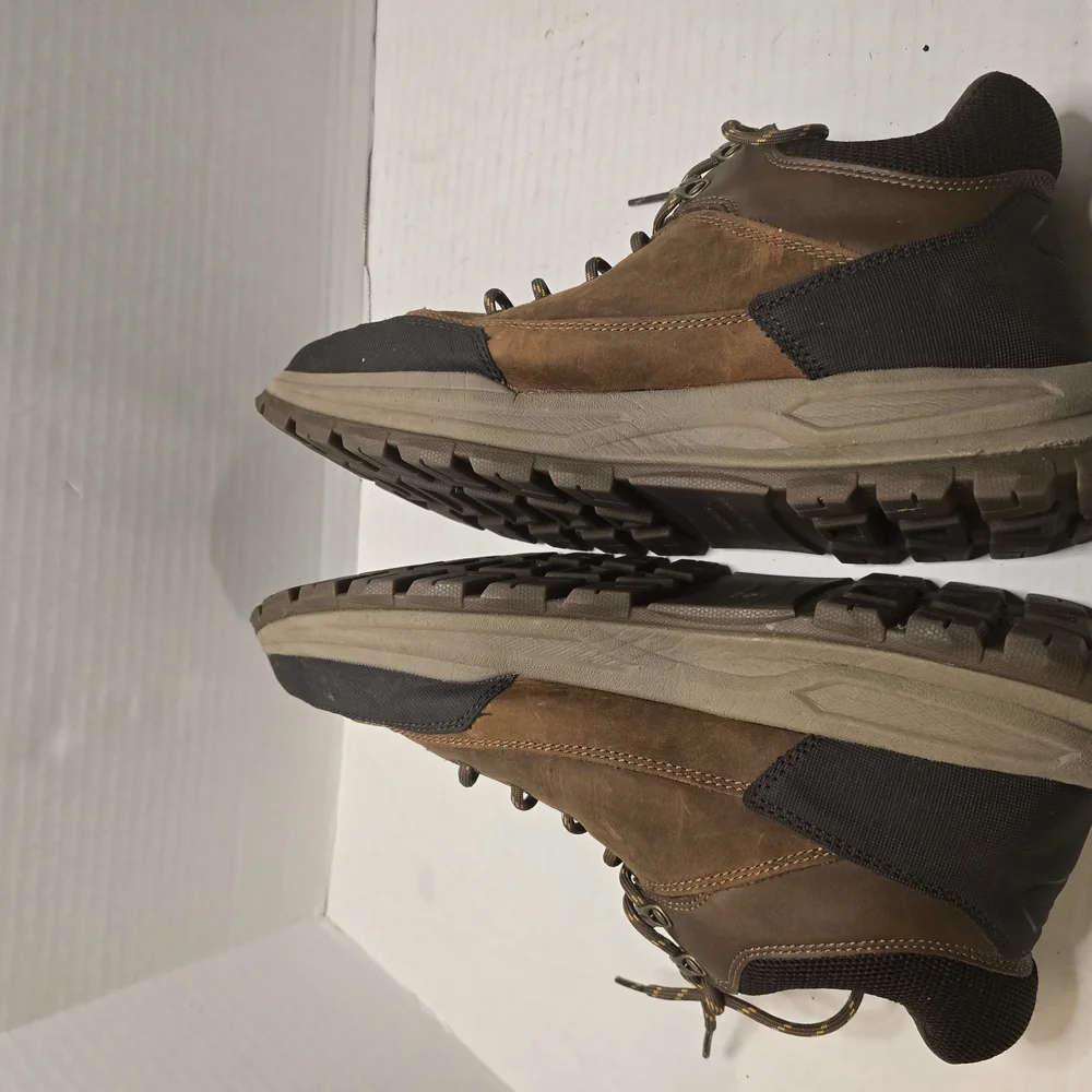 Skechers Brown Boots with Lace-Up Design and Soft‎ Suede Upper